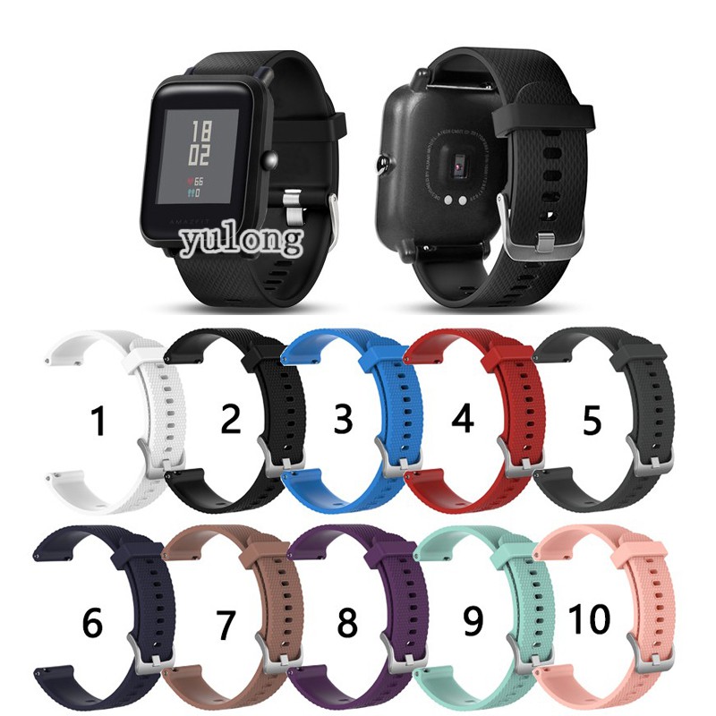 mm Silicone Strap Band For Huami Amazfit Bip Lite S U Shopee Mexico