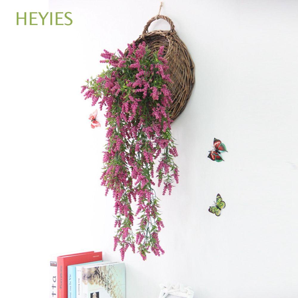 HEYIES Oficina Enredadera falsa Decoración exterior Planta artificial  Lavanda Fiesta Decoración del jardín Interior adj. Corona Suspensión  Decoración de casa Flor/Multicolor | Shopee México