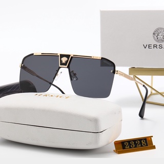 Versace 2022 Gafas De Sol Polarizadas Lujo Nueva Moda Hombre Y Mujer universal red Roja pop Pequeñas Frescas UV400 Shopee México