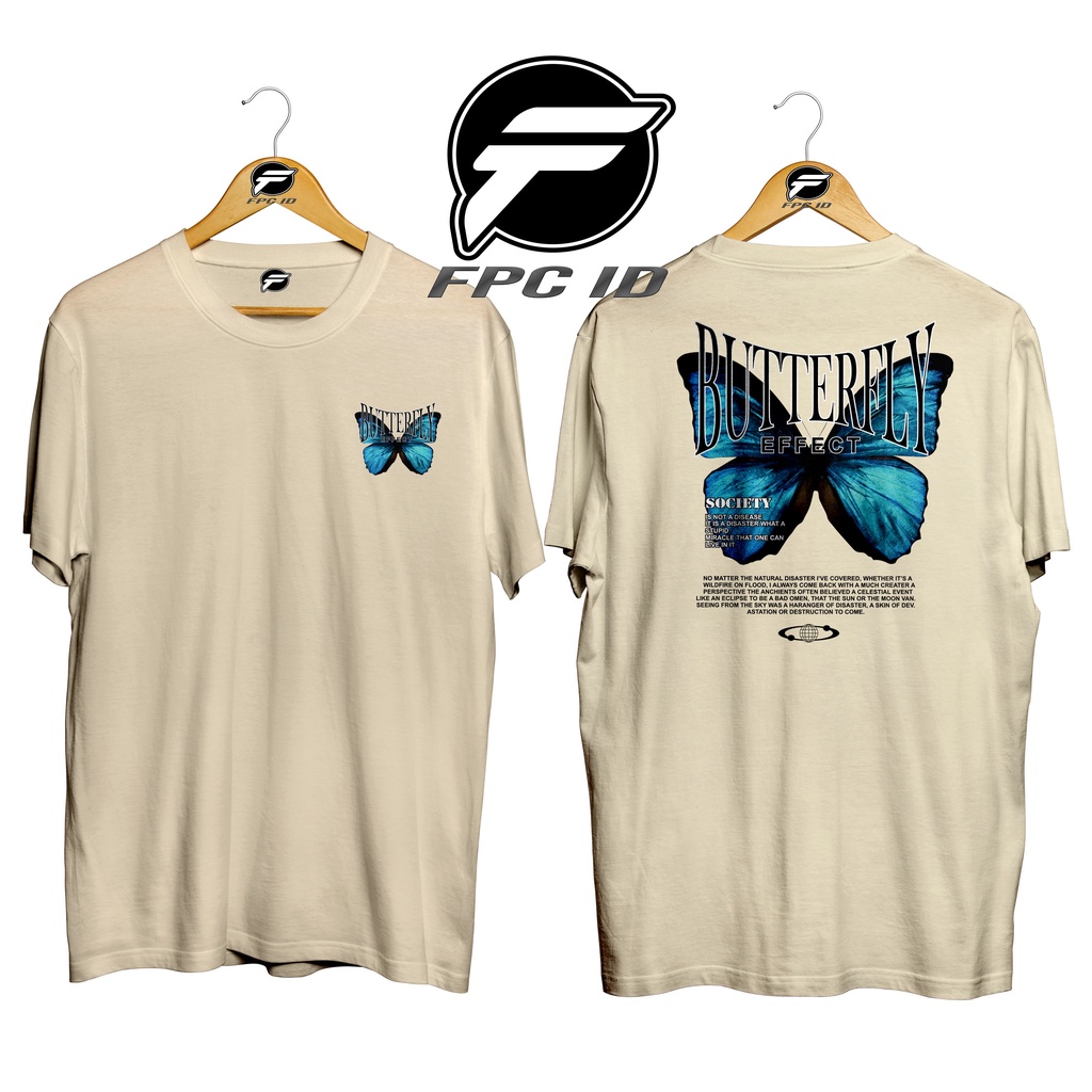 Camisa de surf de algodón peinado Premium con efecto mariposa años 30 |  Shopee México