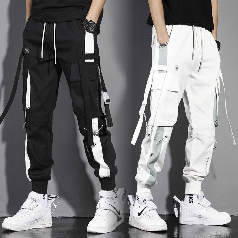 Pantalones Hombre Streetwear Cargo Jogger Pantalón