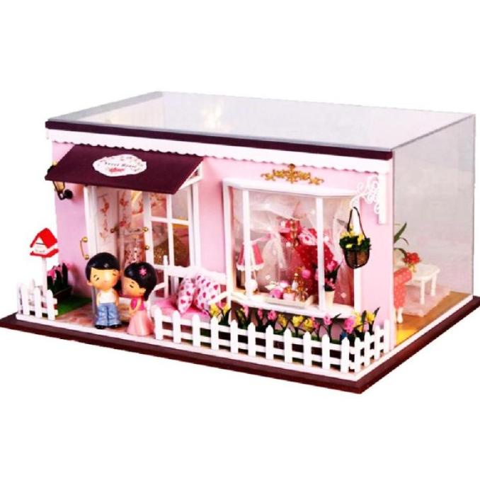 Puerta de muñeca casa miniatura accesorio hazlo tú mismo Diseño Rosa 2 placas de Puerta 