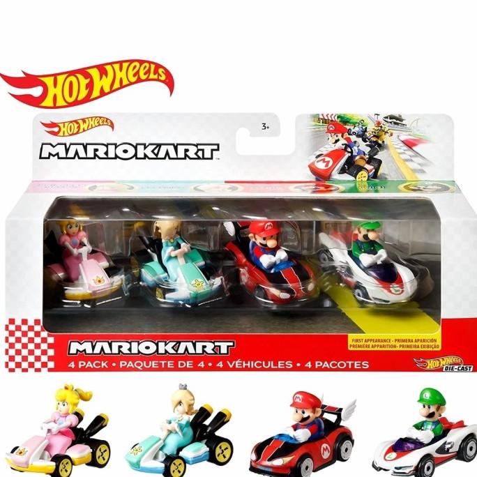 Mario Kart Hot Wheels 4 paquetes Rosalina Hotwheels Mariokart Ori