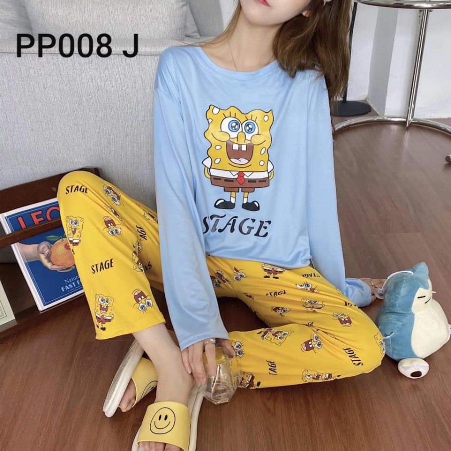 Pijama Bob Esponja Squidward Para Adultos Divertido Y Cómodo
