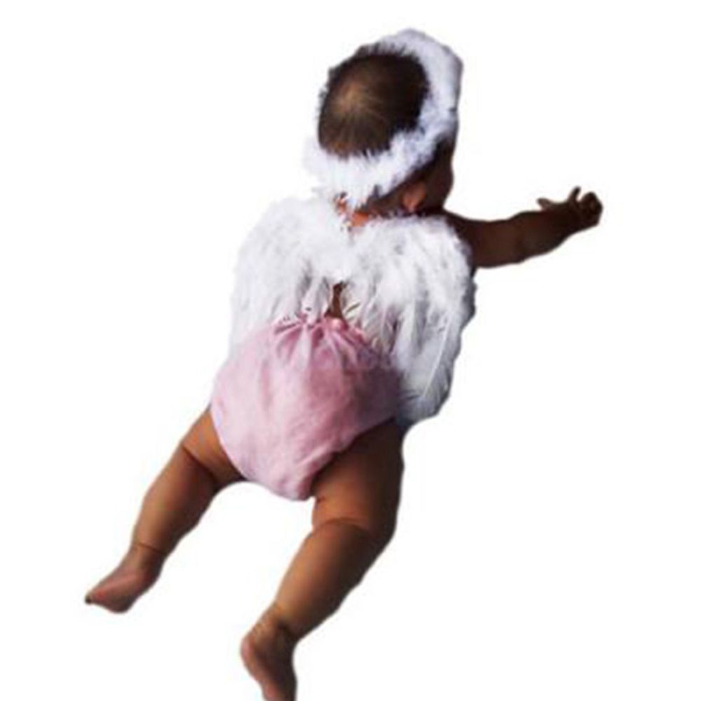 Blanche Venta De Plumas Lindo Ninos Para Ventas Alas Angel Y Bebe Foto Decoracion Multicolor Shopee Mexico