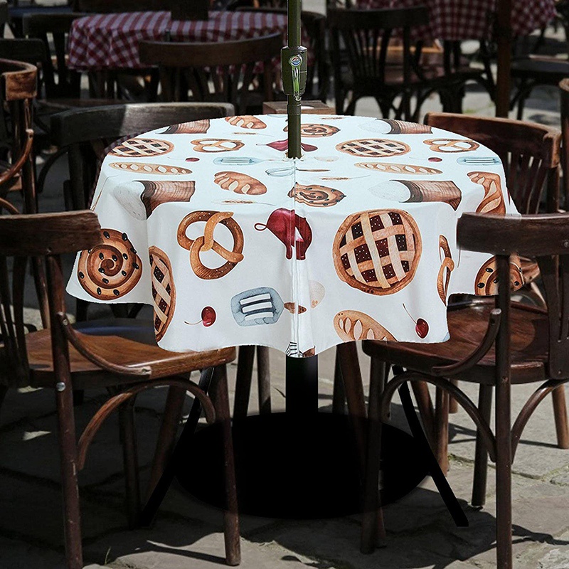 Round Patio Table Cover With Zipper And Umbrella Hole Patio Ideas