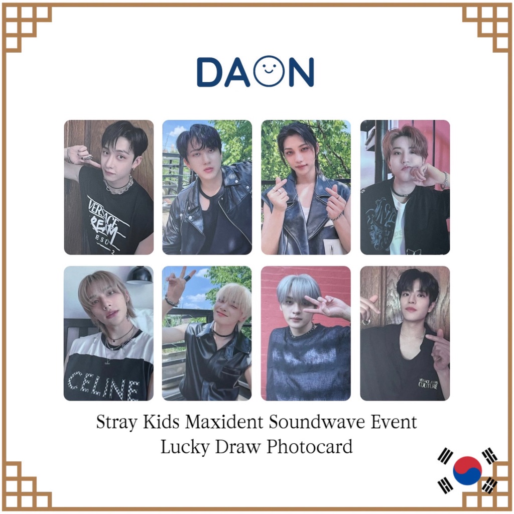 Stray Kids Maxident Soundwave Concierto Event Lucky Draw PC Set