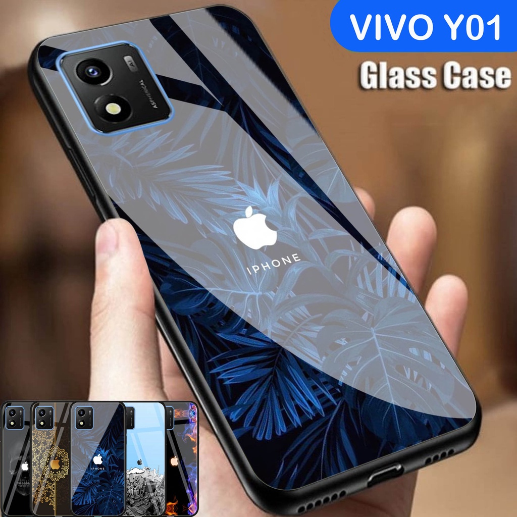 Softcase Glass Vivo Y01- carcasa Vivo Y01 - funda para teléfono móvil Vivo Y01 - funda Softcase Vivo Y01, h60 kereta