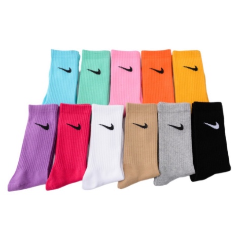 Tubo Largo Nike Calcetines De Color Caramelo Medias De Alto Puro Moda Hombres | Shopee México