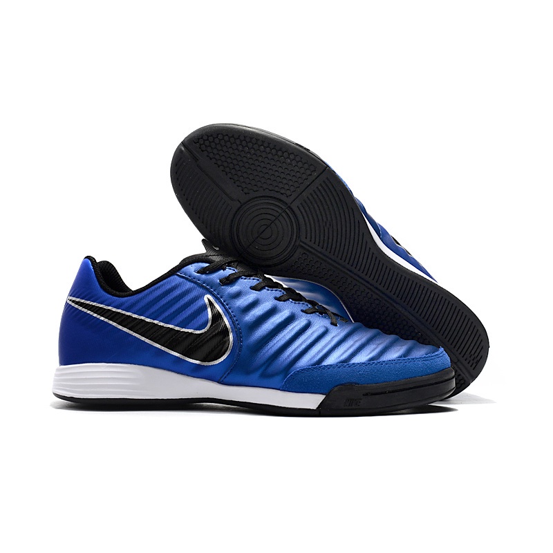 nike tiempox 7 indoor flat md huailong suela fútbol zapatos azul oscuro | Shopee México