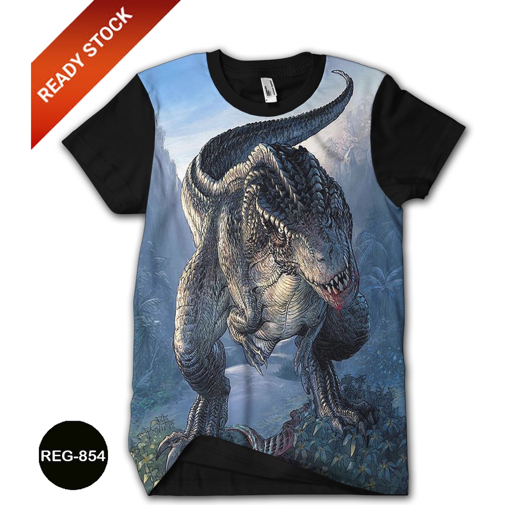 Camiseta de dinosaurio 3d para adultos y niños, camiseta de dibujos  animados, animación REG-854 | Shopee México