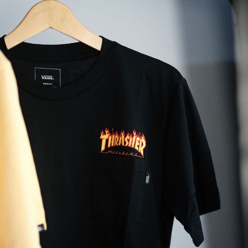 vans x thrasher camiseta