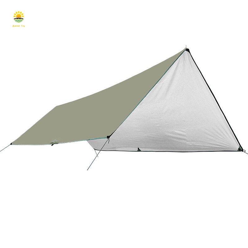 Waterproof Tarp Tent With Nails Rope Multifunctional Hammock Rain Fly For Camping Hiking Survival Shelter 3 Sizes Ee México - Diy Pyramid Tarp Tent