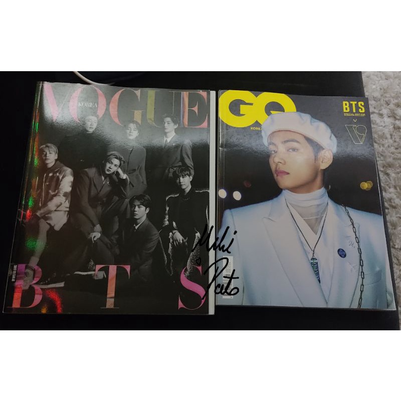 Featured image of Revistas Vogue y GQ BTS