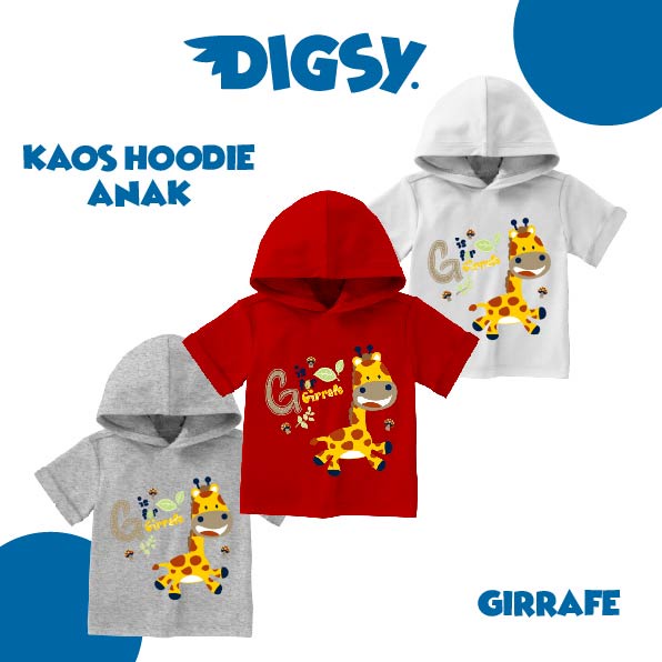 Camiseta con capucha para niños de 2 a 8 años imagen de jirafa peinado  algodón 30s | Shopee México