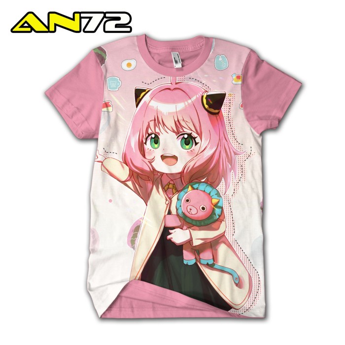 Anime Spy X Family Anya Forger camiseta 3D Tops no mujer impresión de  dibujos animados ropa trajes | Shopee México