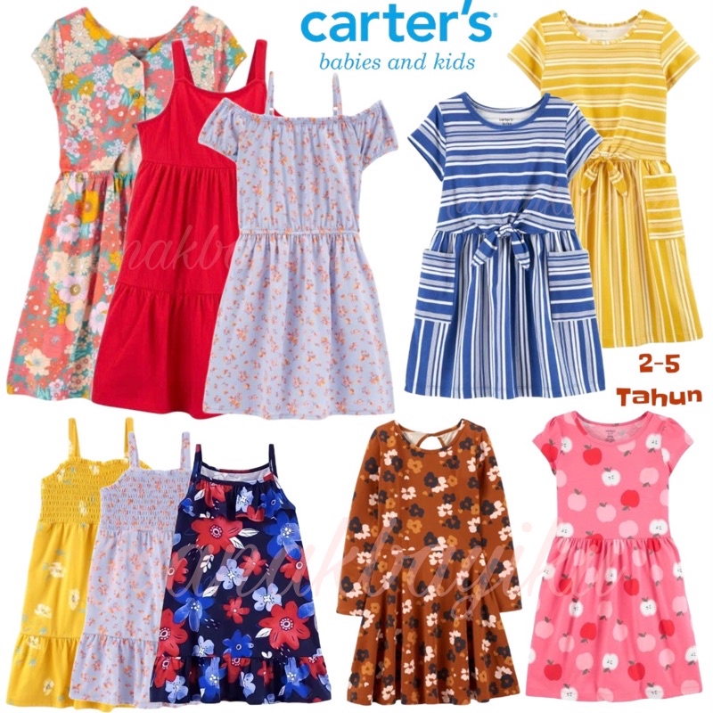Carters vestidos niñas 1-2 3 4 5 años | Shopee México