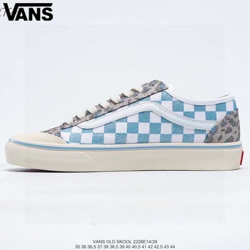 vans leopardo hombre azul