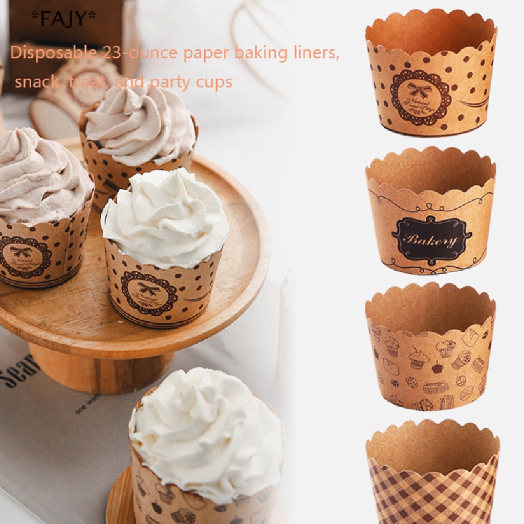 100 Piezas de moldes moldes de Papel para Magdalenas Cupcake Wrappers Tazas de Soportes para Casos de Cupcake Muffin Cupcake Liners Cupcake Moldes de Papel Casos Color 