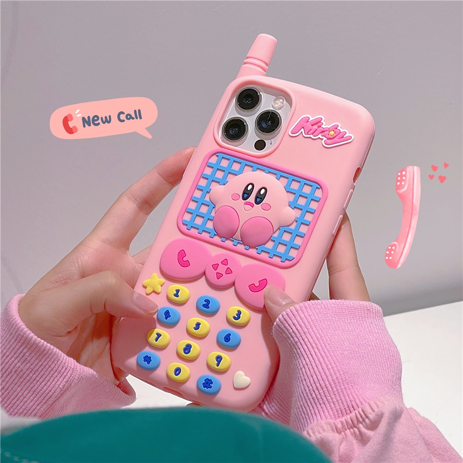 Funda De Teléfono Móvil Kirby De Dibujos Animados Para iPhone 6 6s 7 8 Plus  X XR XS 11 12 13 Pro Max SE 2020 Silicona Suave | Shopee México