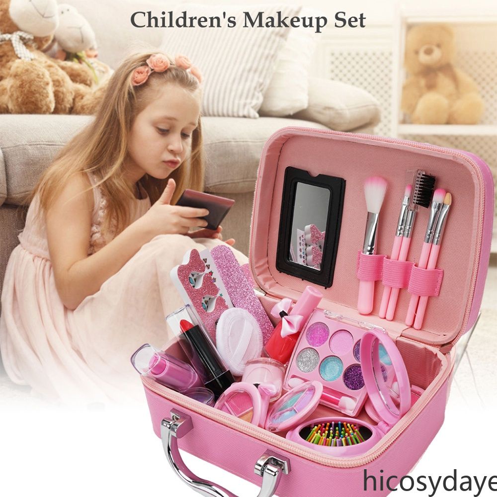 Maquillaje juguete pretender juego de niño conjunto de maquillaje lavable  cosmético conjunto de belleza para niña hicosydaye | Shopee México