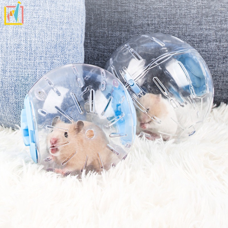 KHHGTYFYTFTY Hamster Juguete para Bienestar del Animal doméstico de la Bola de plástico Mini Enrollable Roll para Pink Mascotas 