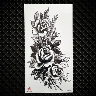 serpiente lirio flor tatuaje temporal para hombres mujeres negro dragón rey  falsos tatuajes pegatina guerrero flecha tatoo cuerpo brazo pintura espada  | Shopee México