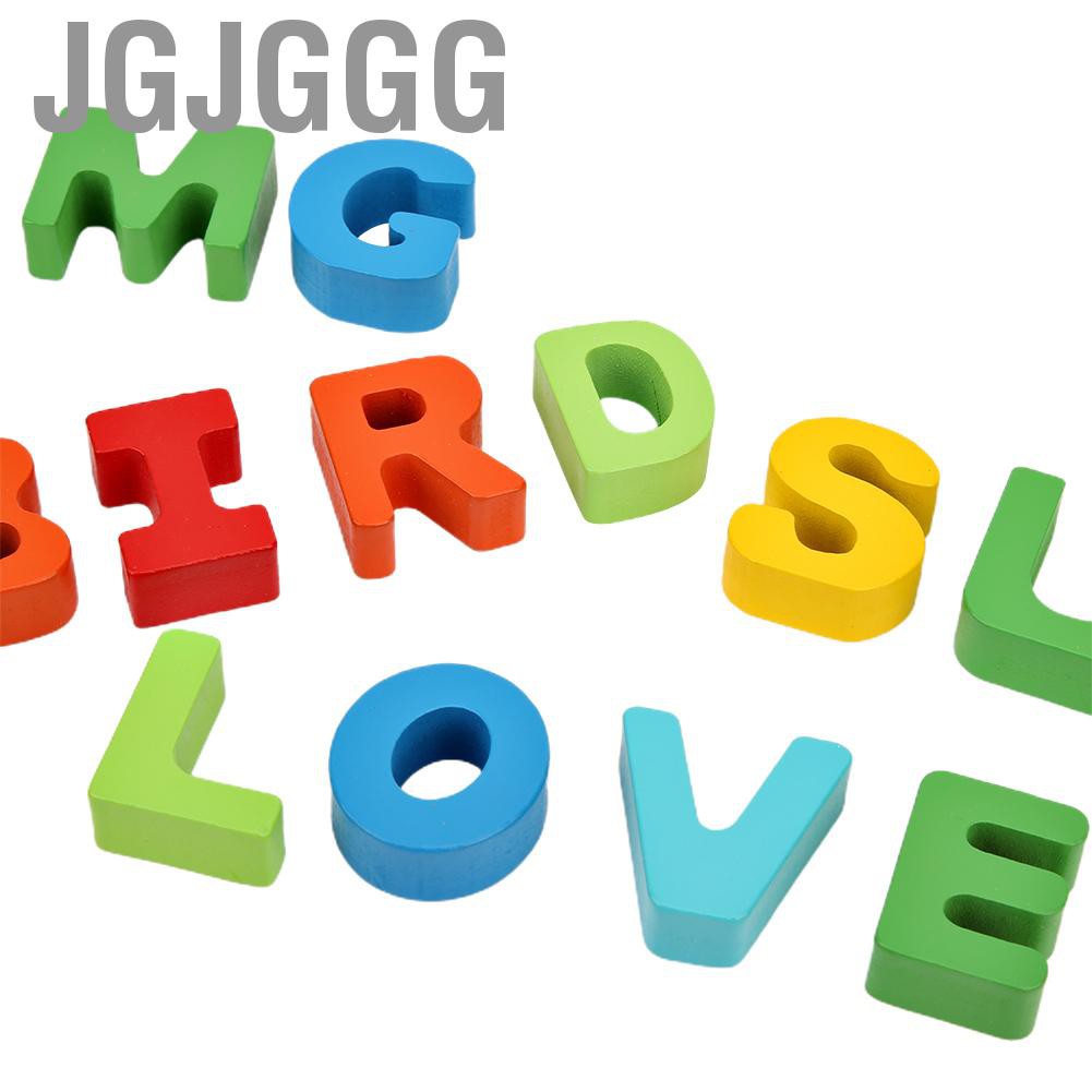 Jgjggg Wooden Puzzles Children Puzzle Toy Durable Materials Alphabet For Kids Kindergarden Toddlers Shopee Mexico