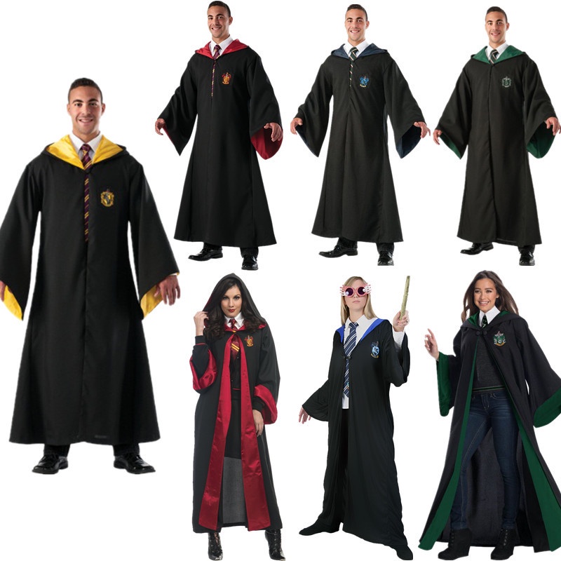 Halloween Harry Potter Ropa Mágica Túnica Rendimiento Disfraz Capa cospla  Hombre Bruja Mago Bata | Shopee México