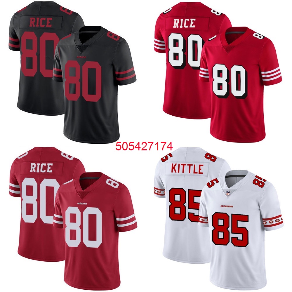 Nike Youth San Francisco 49ers Alternate Game Jersey - George Kittle - Scarlet