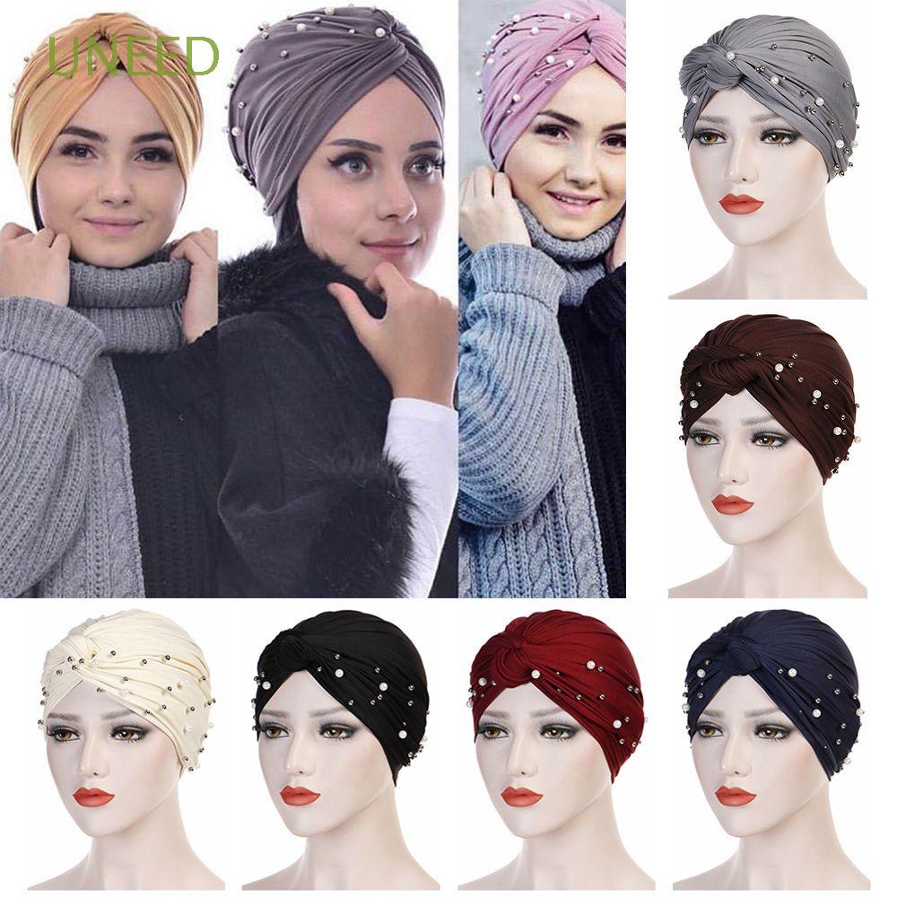 Womens Hair Scarf Cancer Chemo Cap Muslim Turban Hat Hijab Head Wrap Covers Hat