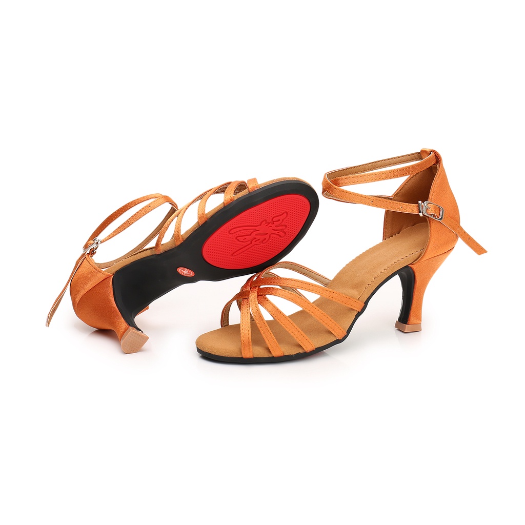 VESI-Zapatos de Baile Latino de Tacón Alto/Medio para Mujer Blanca 40 Tacón 5cm 