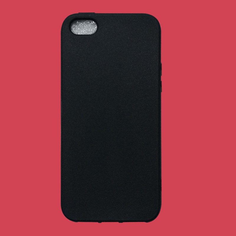 Neumático de piel de silicona negra para Nuevo Apple iPhone 5 5S SE Funda De Teléfono Móvil 4G 