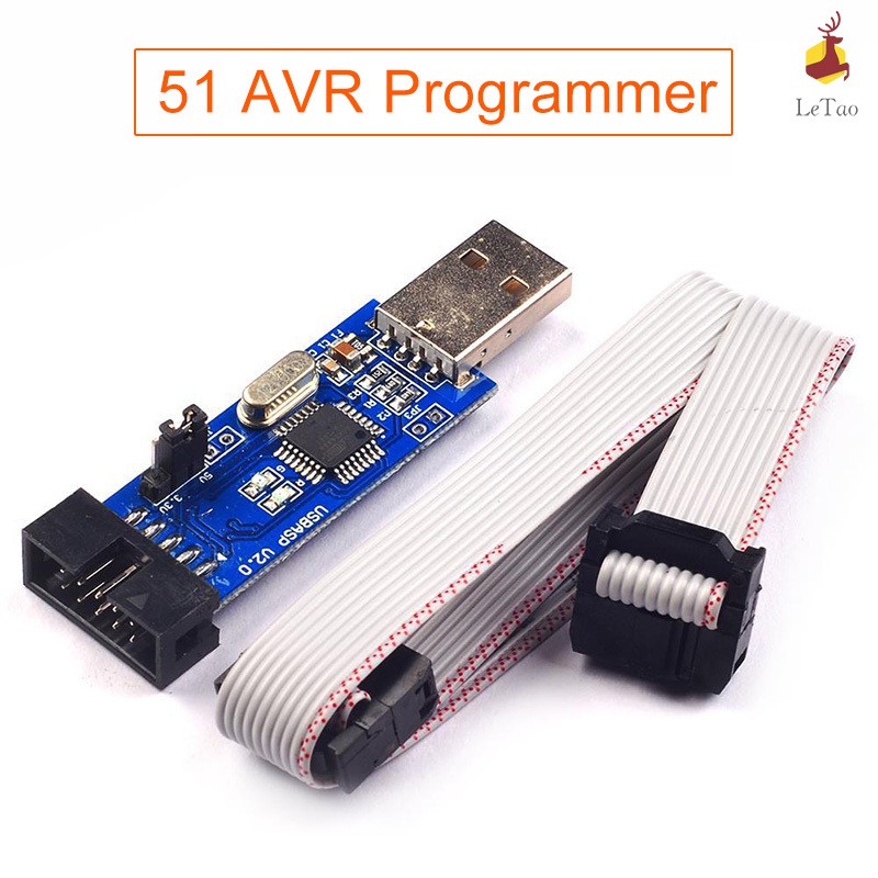 Usbasp 10 Pin Cable _ USBASP AVR programmer + Adaptor – HBPB