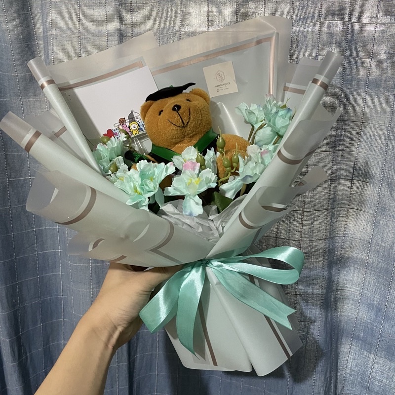 Listo.. Ramo de graduación flores ^^ Boquet, ramos de muñecas de graduación,  ramos de graduación, ramos de rosas, regalo único | Shopee México