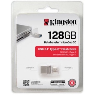 MEMORIA FLASH KINGSTON 128 GB MICRODUO 3C USB 3.1 (DTDUO3C/128GB)