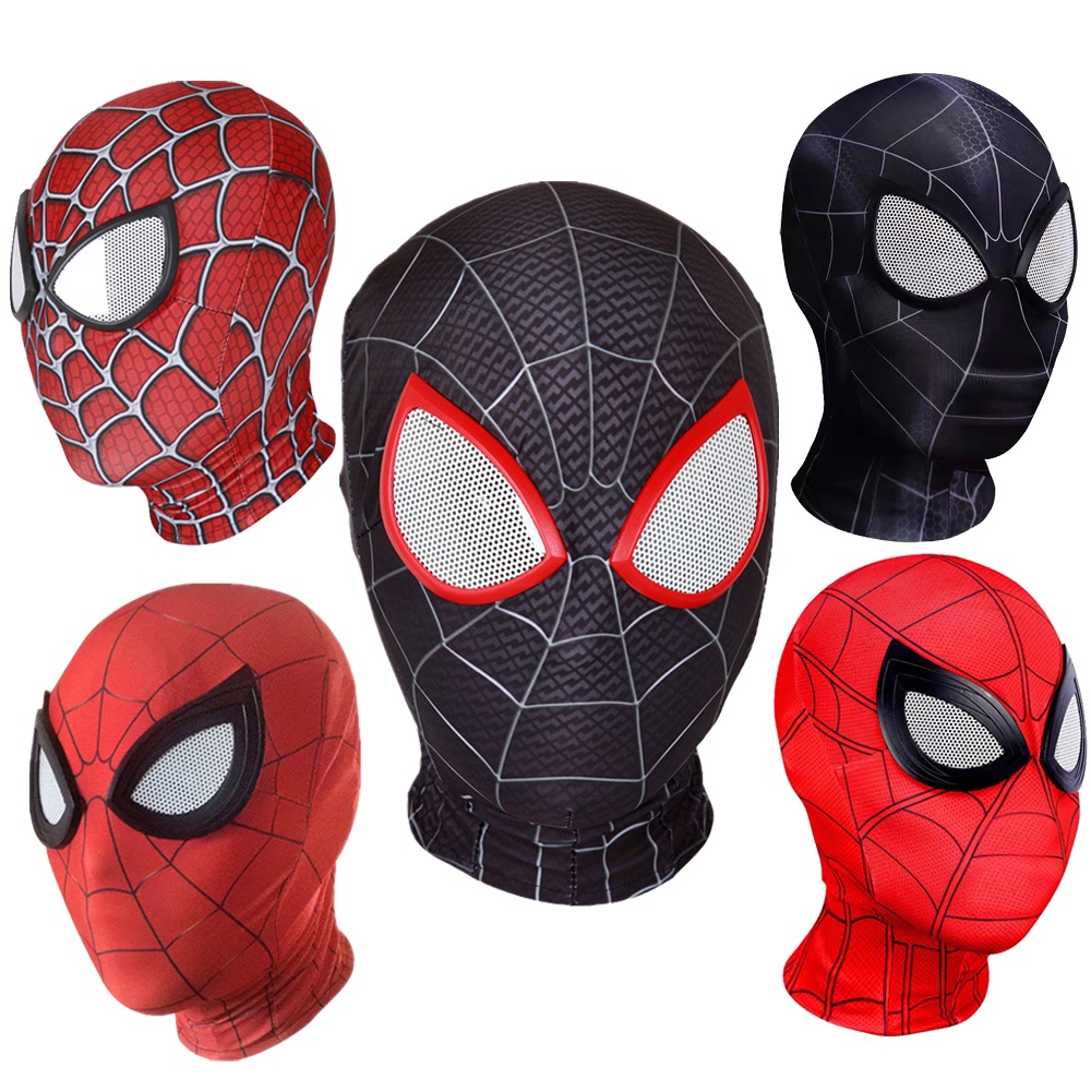 Spiderman Máscara De La Cabeza Juguetes Para Niños Cosplay Ojos En Movimiento Electrónica Hombre Araña Adultos Regalo Adecuado Para Cuatro Estaciones I.1006220797