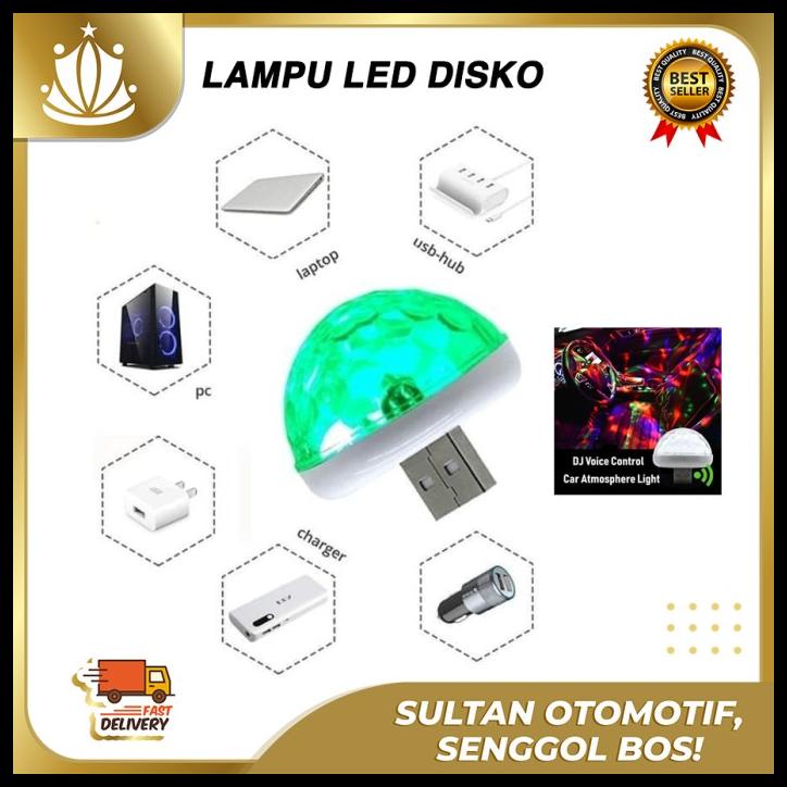 Coche luces Disco Sensor de música/coche Disco luz Rgb Led Disco cabina