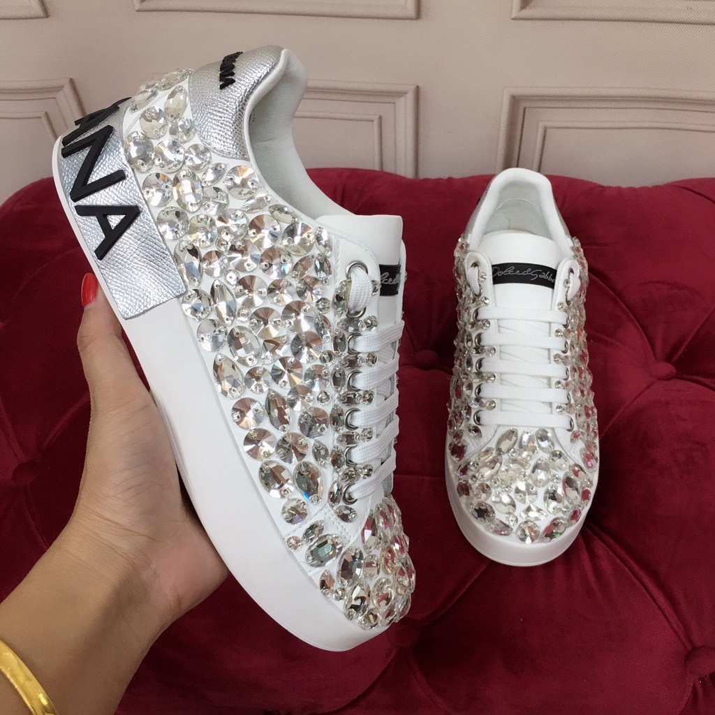 Genuino Dolce & Gabbana Zapatos De Mujer Crystal DG | Shopee México