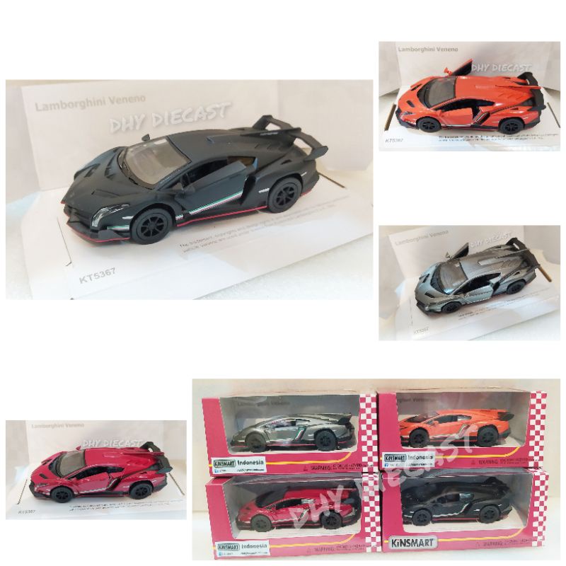 Kinsmart Lamborghini Veneno Diecast coche juguete | Shopee México