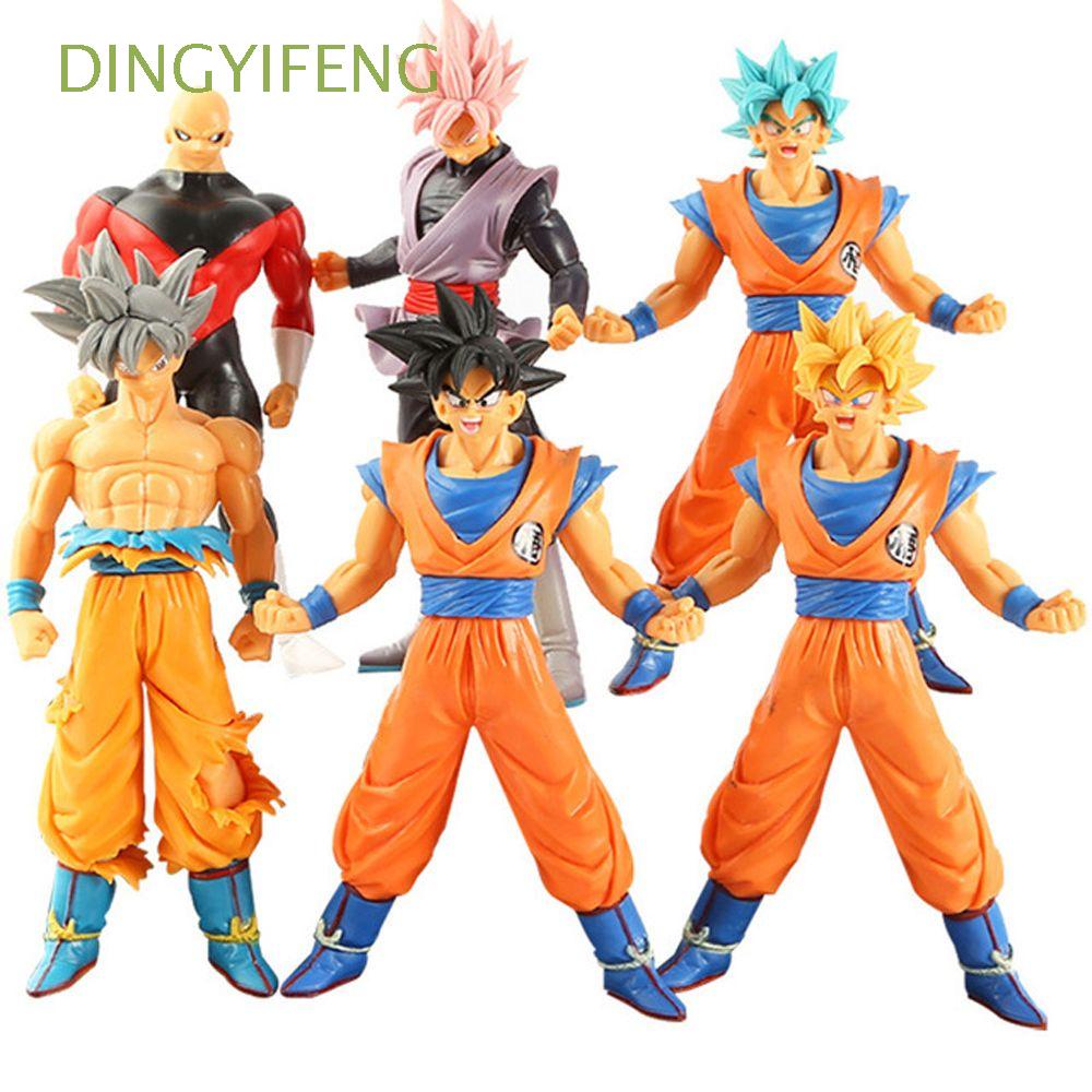 6 Unids/set Dragon Ball Figuras Colección Modelo Son Goku Super Saiya  Adornos De Escritorio Figura PVC Juguetes Mono Rey Anime Jiren DBZ | Shopee  México