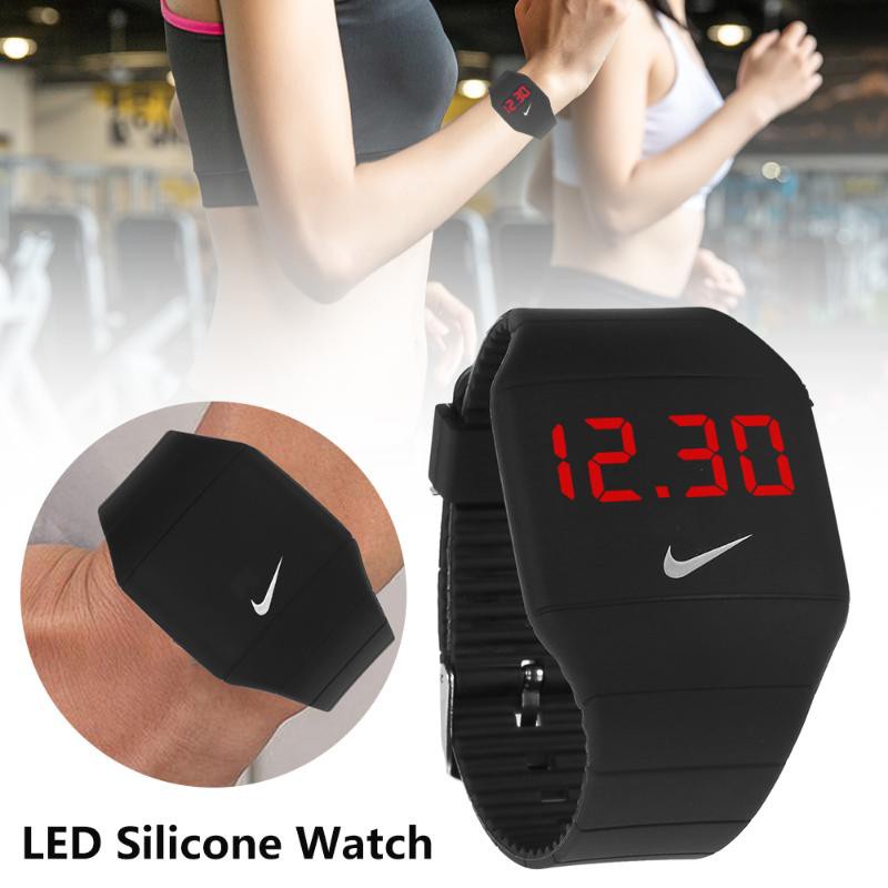 Nike Reloj Digital Creativo LED Deportivo Impermeable Hombres Mujeres Shopee