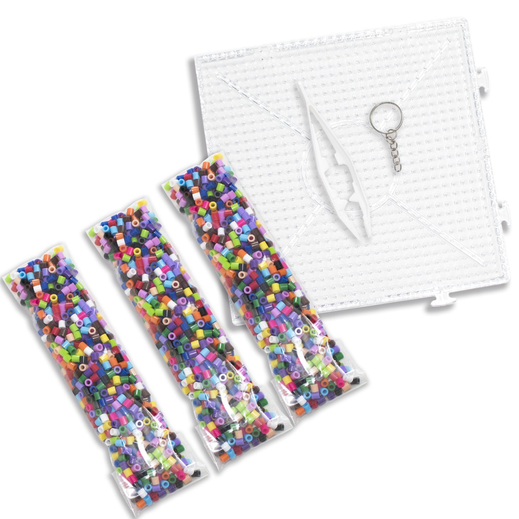 Paquete Con 2,700 Beads Base Y Llaveros Perler Hama Beads Shopee México