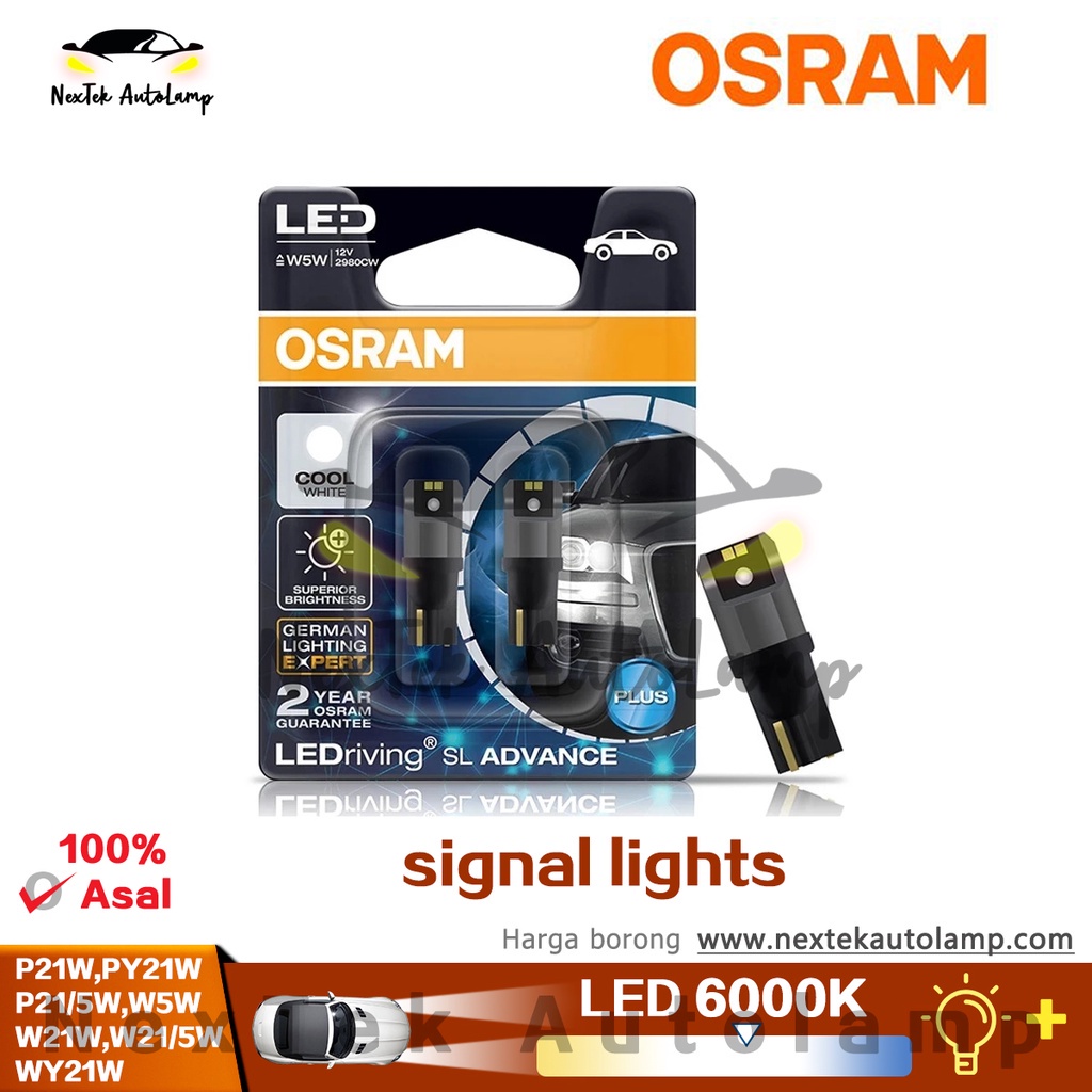 OSRAM LED P21W T20 T10 PY21W WY21W P21/5W Luz De Señal LEDriving ...