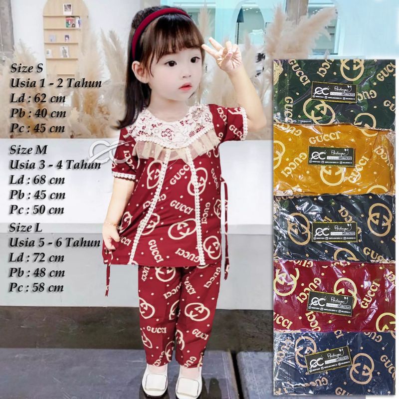 Traje de brocado de encaje para niñas GC ropa infantil 1-6 años un juego de  correa trasera | Shopee México