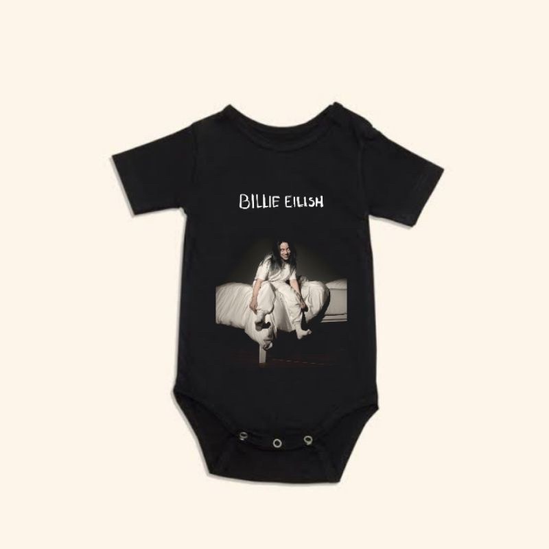 Camiseta ropa de bebé BILLIE EILISH camiseta distro Musition Jumpers baby  kids manga corta 0 1 2 3 4 5 6 7 8 9 10 11 12 meses a 1 año de edad  mameluco Unisex vintage hombres y mujeres niños Niñas | Shopee México