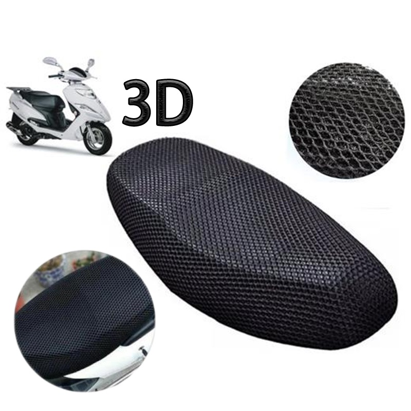 accesorios y M Tamaño 3D Motocicleta Scooter Ciclomotor Asiento Transpirable Mesh Net raghuinstech.com