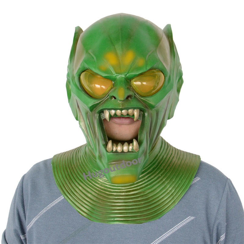 Marvel Spiderman Green Goblin Cosplay Mask Headgear for Adult Soft Material  Full Head Mask Halloween Needs | Shopee México