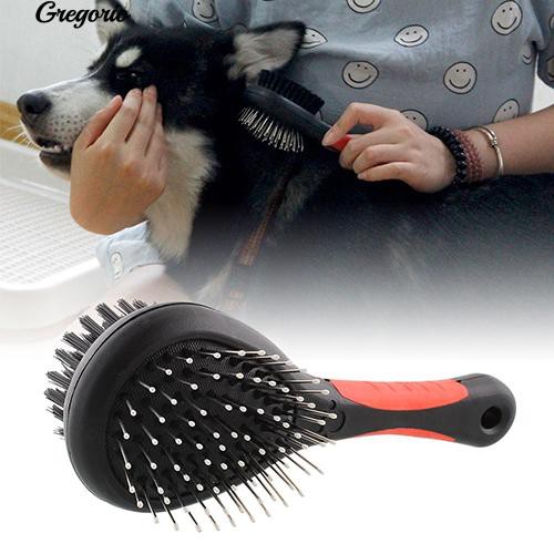 Cepillo De Doble Cara Para Mascotas/Perro/Cachorro/Peine De Maquillaje Para  Limpieza | Shopee México