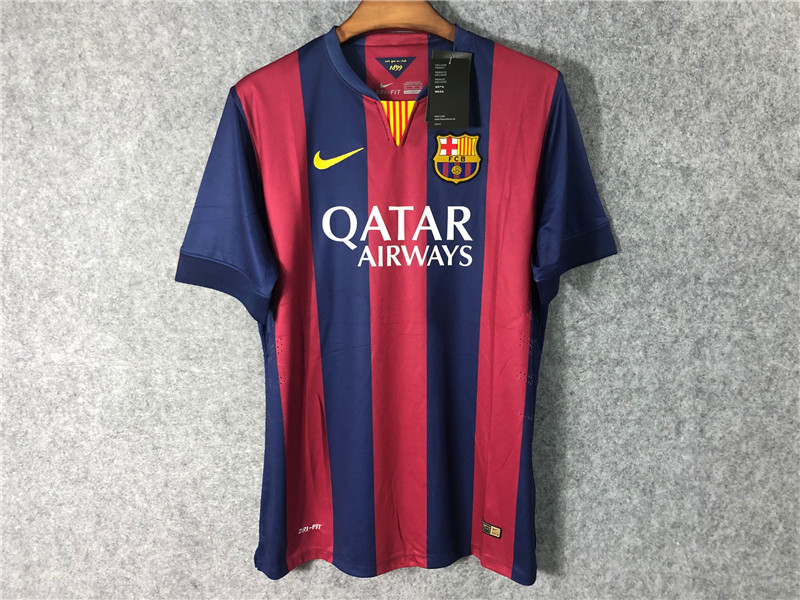 Camiseta Retro Barcelona 2014-2015 De Fútbol En Casa Uniforme De Los Hombres Entrenamiento Calidad Neymar Jr 11
